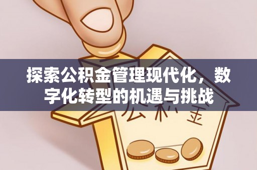 威海探索公积金管理现代化，数字化转型的机遇与挑战
