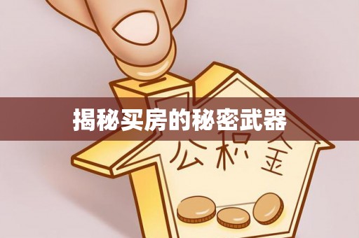 威海揭秘买房的秘密武器