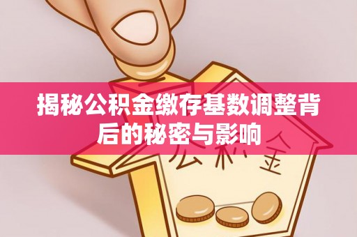 威海揭秘公积金缴存基数调整背后的秘密与影响