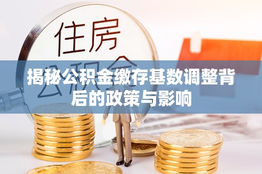 威海揭秘公积金缴存基数调整背后的政策与影响