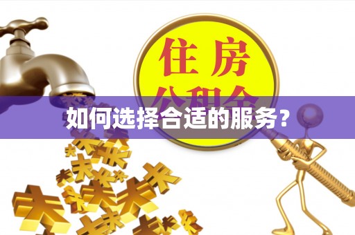 威海如何选择合适的服务？