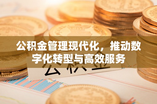 威海公积金管理现代化，推动数字化转型与高效服务