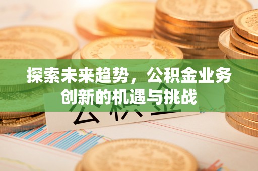 威海探索未来趋势，公积金业务创新的机遇与挑战